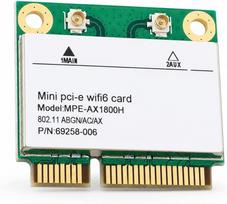 Belaidė tinklo kortelė AX1800H, 1800Mbps, Wi-Fi 6, Bluetooth 5.2, mini PCIe