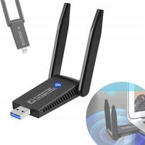 Belaidis USB tinklo adapteris su 1300Mbps greičiu ir 5 GHz antenomis