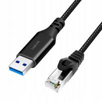 Tinklo adapteris LogiLink USB 3.0 su RJ45, 15 m, CAT6 S-FTP, Gigabit Ethernet