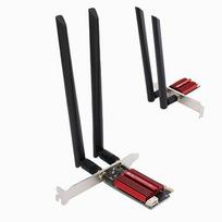 Belaidžio ryšio kortelė WIFI 6E AX4200Mbps su „Bluetooth 5.2“, PCIe, tinkama Windows 10/11