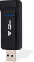 Belaidžio tinklo adapteris WiFi Nation AX1800, USB 3.0, WiFi 6, dviejų dažnių, WPA3