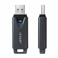 Belaidis „WiFi“ adapteris AX1678 AXE3000, 3 juostų, iki 3Gb/s, suderinamas su „Windows 10/11“ ir „Linux“