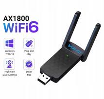 USB „WiFi 6“ tinklo adapteris AX1800, 2,4G/5GHz, 1800Mbps