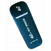 4G LTE USB modemas su SIM kortelės lizdu ir WiFi maršrutizatoriumi, juodas