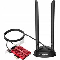 Belaidžio ryšio adapteris COMFAST CF-AX210 PLUS, WiFi 6, 5400Mbps, Bluetooth 5.3, PCI-E