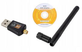 Belaidė tinklo kortelė AC 600 USB su 2,4/5 GHz WiFi ir 5G antena