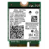 Belaidis tinklo adapteris Intel Killer Wi-Fi 7 BE1750x, M.2 2230, Wi-Fi 5