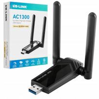 Belaidė tinklo korta LB-Link WDN1300H, USB 3.0, Wi-Fi 5, 1300Mbps, dBi antenos, suderinama su Windows 10/11