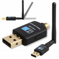 Belaidžio tinklo USB adapteris 600Mbps, dviejų dažnių (2,4 GHz / 5 GHz), AC WiFi