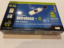 Belaidis USB adapteris Linksys WUSB54GC