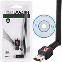 Belaidis USB tinklo adapteris su antena, 300Mbps