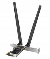 Tinklo adapteris Wi-Fi PCI-E AX5400, Bluetooth 5.2, 2 antenos