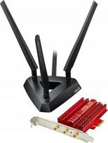 Belaidžio ryšio tinklo plokštė ASUS PCE-AC68, dviejų juostų, PCI-E, 5 GHz