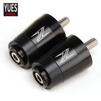 Motorcycle Accessories Handlebar Grip End Handle Girps Cap For KAWASAKI Z400 Z750 Z800 Z900 Z900RS Z1000 Z1000SX ZX6R pilka