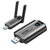 Tinklo plokštė WiFi 6 USB 3.0 AX1800, 2,4/5 GHz, 2 antenos, kompiuteriams ir nešiojamiems kompiuteriams