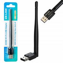 Belaidis tinklo adapteris Wi-Fi 6 su USB 2.0, 2,4 GHz, 300Mb/s, stipri antena