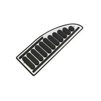 For Ford Focus KUGA Escape Escort C-Max S-Max Mondeo MK4 For Mazda3 For LINCOLN Automobile pedal accelerator rest pedal 1Pcs Rest white