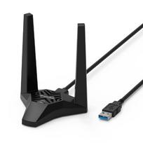Belaidis USB WiFi adapteris, 1300Mbps, dviejų dažnių, USB 3.0, 2.4GHz/400Mbps ir 5GHz/866Mbps