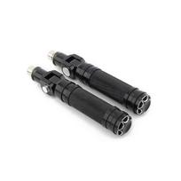 CNC sulankstomos kojų atramos Motociklo modifikuotos kojų atramos Lenktynės Yamaha MT07 Honda CB650R BMW R1200GS Kawasaki Z900 Chrome white