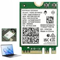 Belaidžio ryšio tinklo plokštė nešiojamam kompiuteriui WiFi 6E AX210, Bluetooth 5.3, 5374Mbps, M.2S