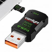 Bluetooth adapteris USB, WiFi 6, Bluetooth 5.4, 900Mb/s, WPA3