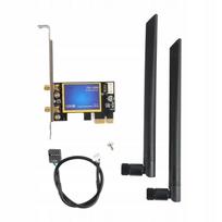 Belaidžio tinklo plokštė PCIe, 1200Mb/s, „Bluetooth 4.0“, dviejų dažnių 2,4/5,0 GHz