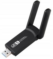 Išorinė USB tinklo plokštė su Wi-Fi, 1300Mbps, 2 antenos, 5 GHz, USB 3.0