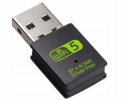 Belaidžio tinklo adapteris USB AC600 su Bluetooth ir WiFi