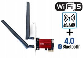 Vidaus WiFi tinklo plokštė 1200ac 2,4/5GHz su Bluetooth 4.0