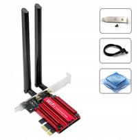 Tinklo adapteris Intel AX210 WiFi 6E ir Bluetooth 5.3, PCI-E, kompiuteriui