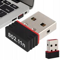 Belaidžio tinklo adapteris WiFi USB, 150Mbps, 2.4GHz, Nano mini