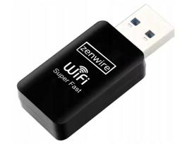 Tinklo adapteris ZENWIRE TOP-4608AC, USB-A, išorinis, 2.4/5 GHz
