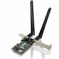 PCIe tinklo plokštė kompiuteriui, WiFi 7, Bluetooth 5.4, 6 GHz, 6500Mb/s