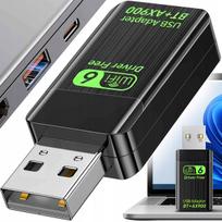 Tinklo adapteris USB, Bluetooth 5.3, WiFi 6, dviejų dažnių, WPA3