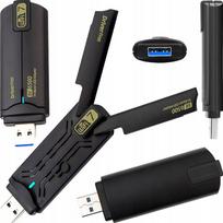 Tinklo adapteris BE6500, WiFi 6E7, triband, 5 GHz / 6 GHz, WPA3