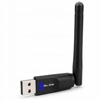 Belaidžio tinklo adapteris 300Mbps su antena, USB, tinka kompiuteriui ir TV