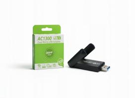Belaidžio ryšio USB adapteris AC1300, 1300Mbps, 5 GHz, su antena, WPA3