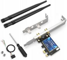 Belaidžio tinklo plokštė EDUP su WiFi ir Bluetooth 4.1, 1200Mb/s, PCIe