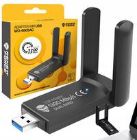 Belaidžio tinklo adapteris AC1300, USB, 1300Mbps, 5GHz, WPA3