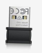 Belaidis WiFi 6 USB nano adapteris staliniam kompiuteriui, nešiojamam kompiuteriui, plieninis