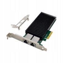 Tinklo plokštė MicroConnect PCIe x4 X540-T2, dvi 10GbE jungtys