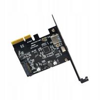 PCIe į USB 3.1 Gen2 10Gb/s plėtimo korta, USB A ir USB C, 4 lizdai