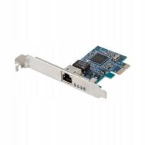 Tinklo plokštė LANBERG PCI-E 1x RJ45 1Gb/s, žemo profilio