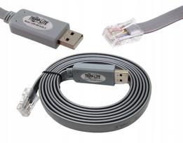 Konsolinis laidas CISCO Tripp Lite USB-A į RJ45, 1,8 m, pilkas