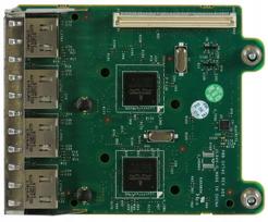 Tinklo plokštė DELL 0FM487, 4 x 1GbE, tinka R720, R820, R920 serveriams