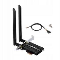 Belaidžio tinklo plokštė PCIe, 2.4/5/6 GHz, 2400Mbps, dviejų dažnių juostų