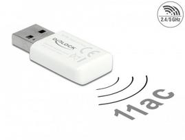 Belaidžio tinklo adapteris USB 3.0 Delock 12770, 867 + 300Mb/s