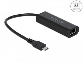 Tinklo adapteris Delock 66298, USB-C į RJ45, 2,5Gb/s