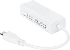 Mikro USB į Ethernet RJ45 adapteris, 10/100Mbps
