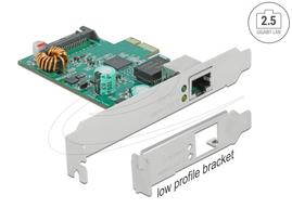 Tinklo plokštė Delock 89139, PCIe x1, 2,5Gb/s, RJ45, PoE+